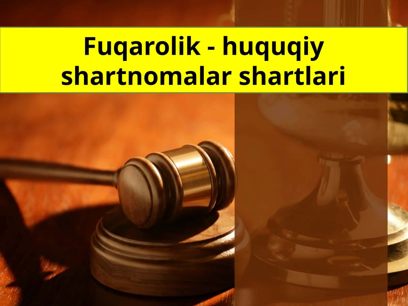 Fuqarolik-huquqiy shartnomalar hayoti 1