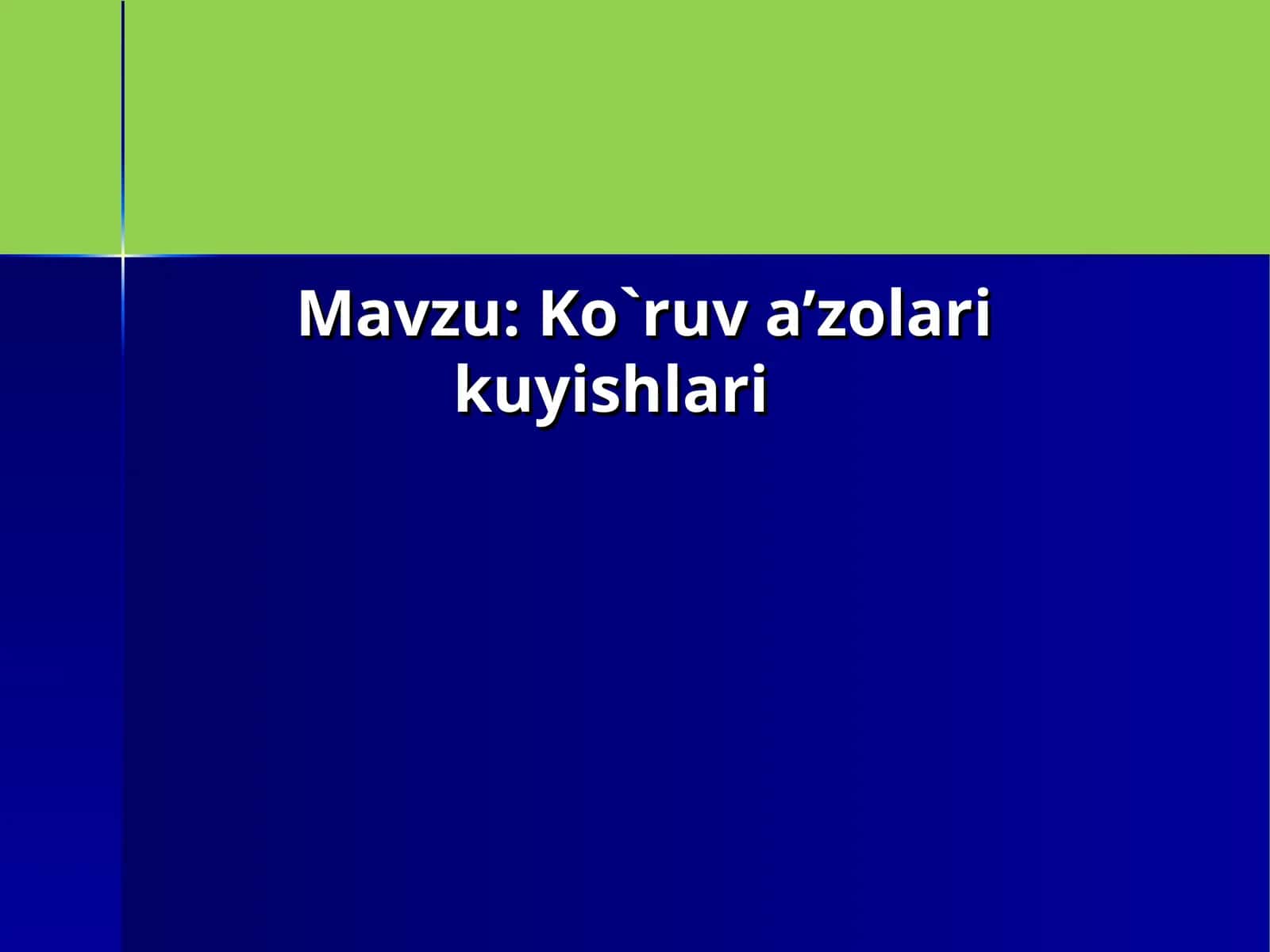 Ko`z olmasi termik va kimyoviy kuyishlari 1