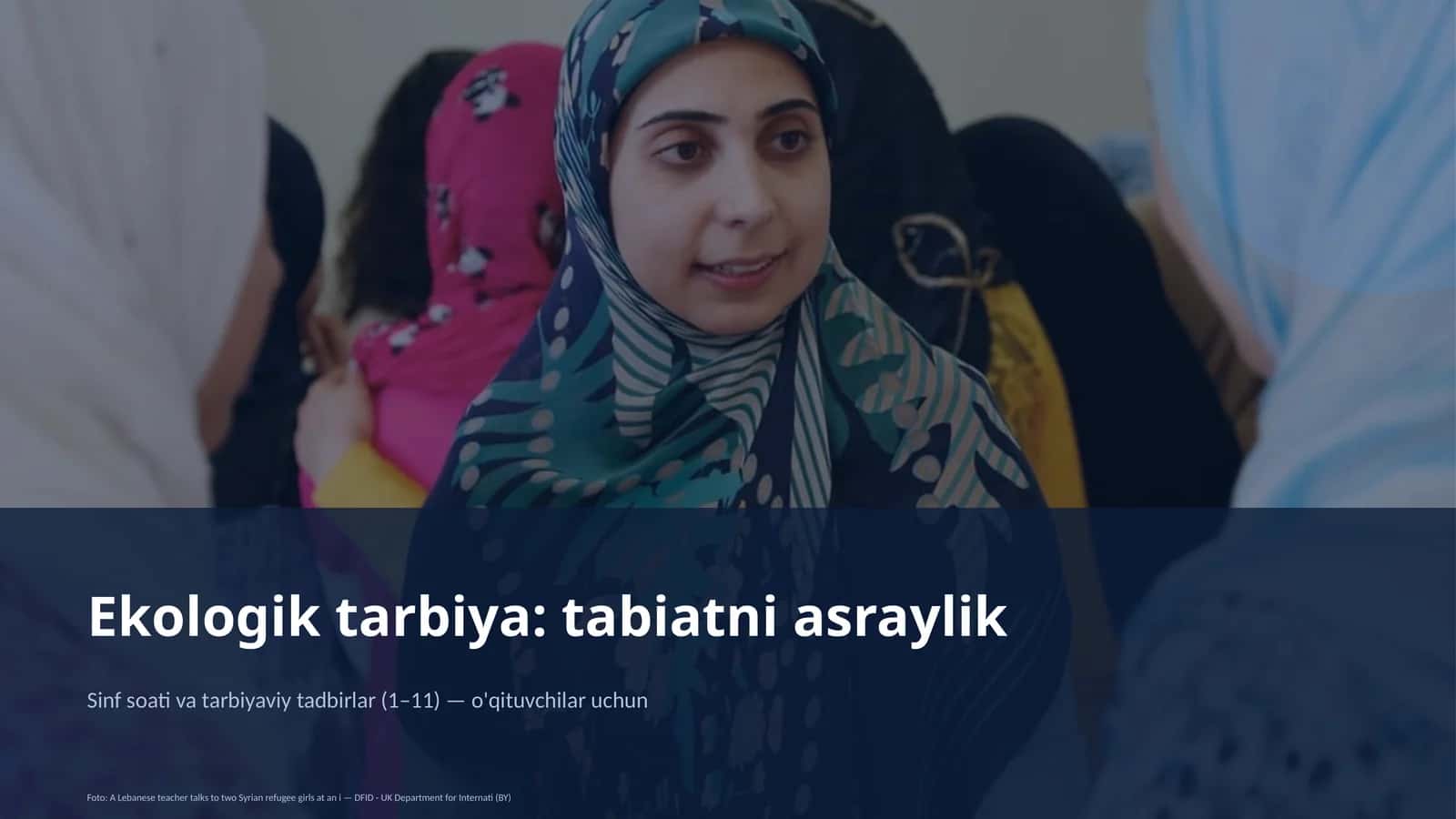 Ekologik tarbiya: tabiatni asraylik 1
