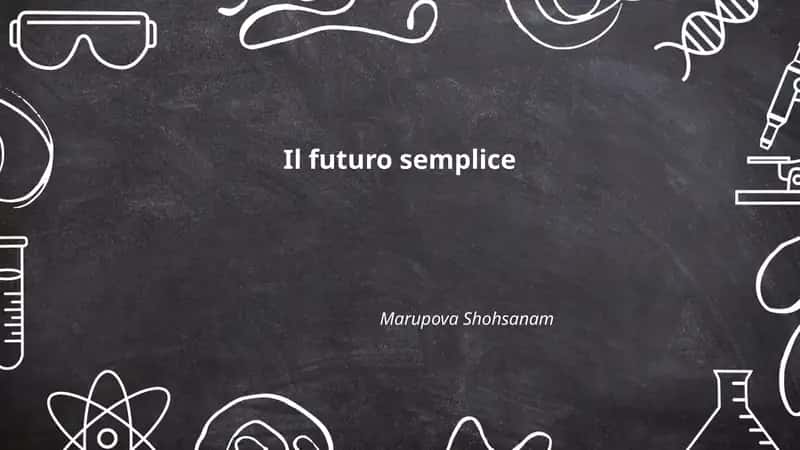 Il futuro semplice 1