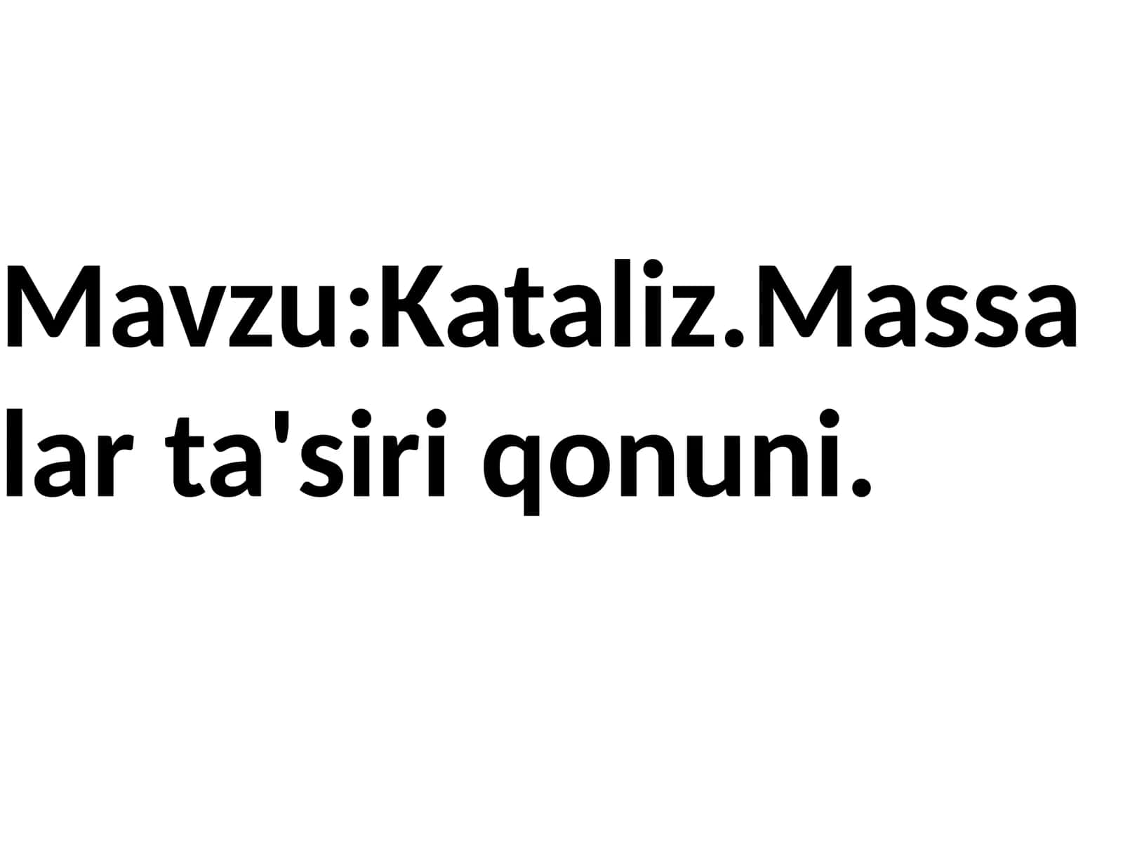 Kataliz 1