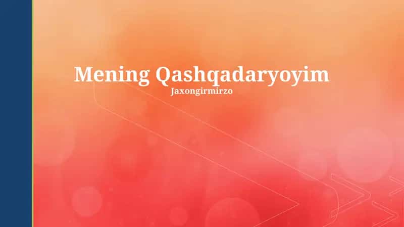 Qashqadaryo: Tarix, Geografiya va Tabiiy Resurslar 1