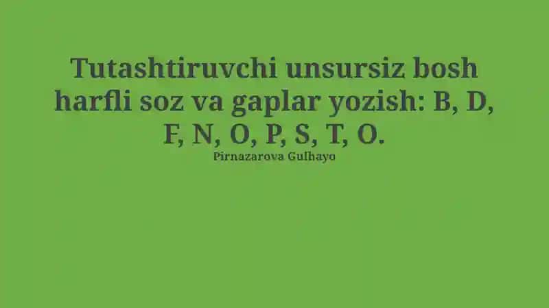So'zlar 1