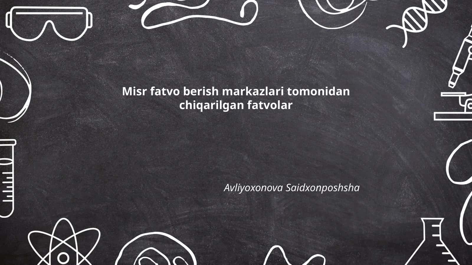 Namoz o'qish vaqtlari haqida fatvo 1