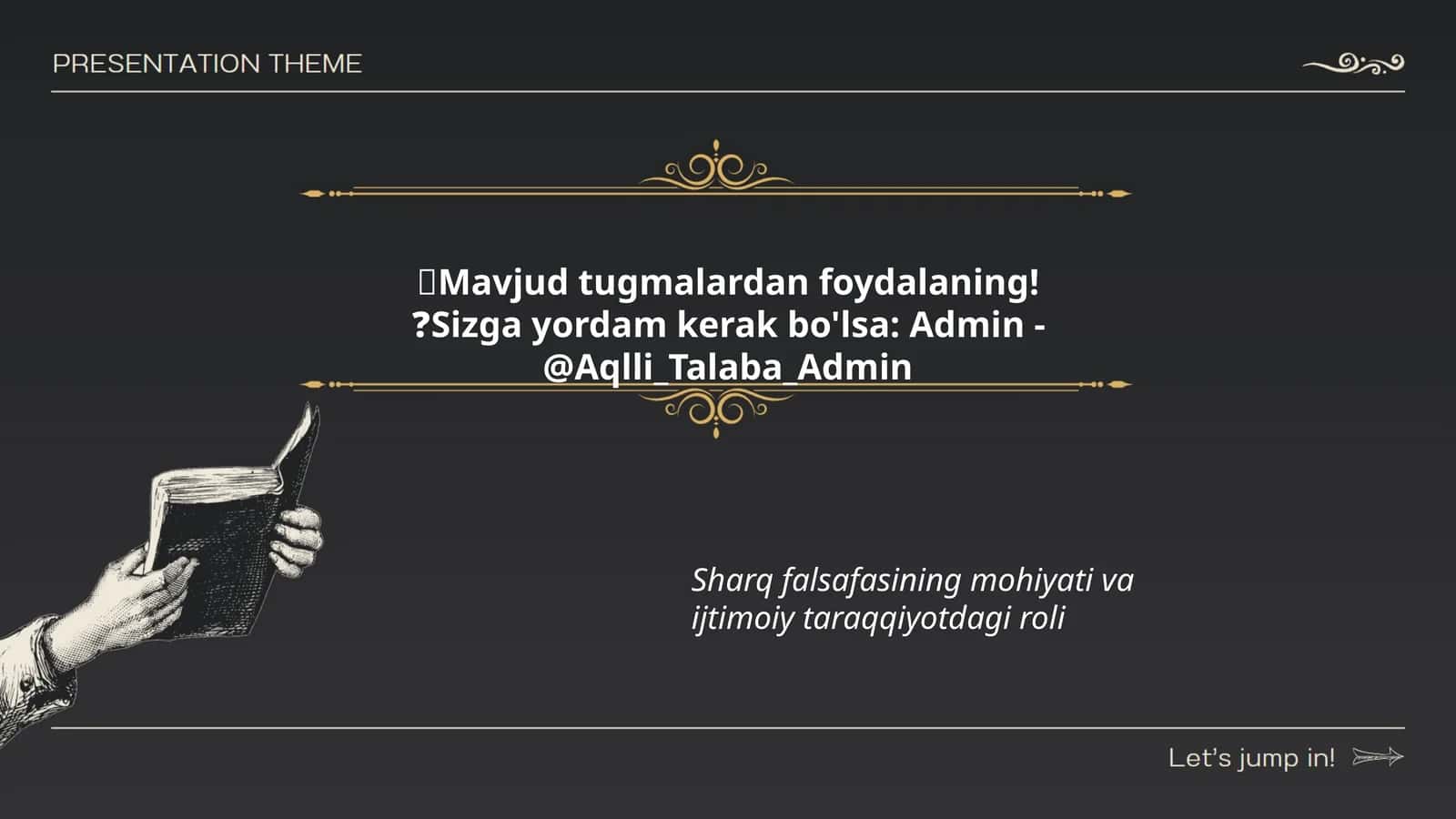 Sharq falsafasining mohiyati va ijtimoiy taraqqiyotdagi roli 1