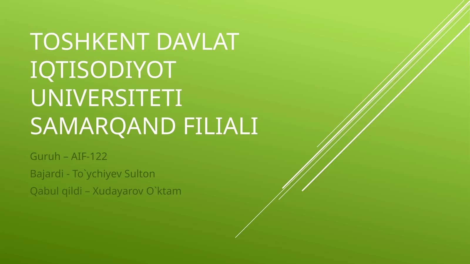 O‘zbekistonning tashqisiy faoliyat konsepsiyasi 1