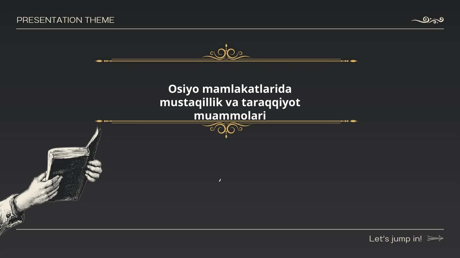 Osiyo mamlakatlarida mustaqillik va taraqqiyot muammolari 1