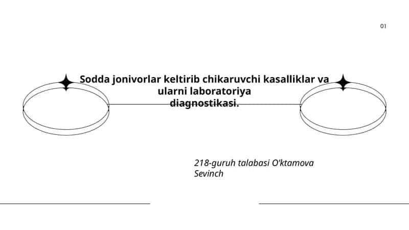 Sodda jonivorlar keltirib chikaruvchi kasalliklar va ularni laboratoriya diagnostikasi 1