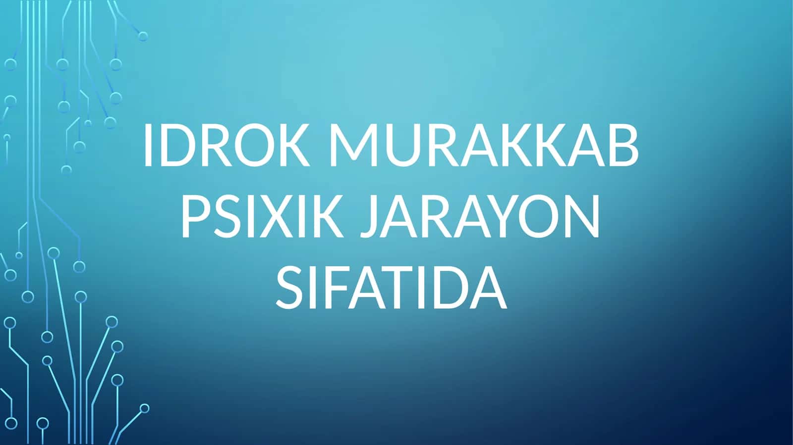 Idrok 1