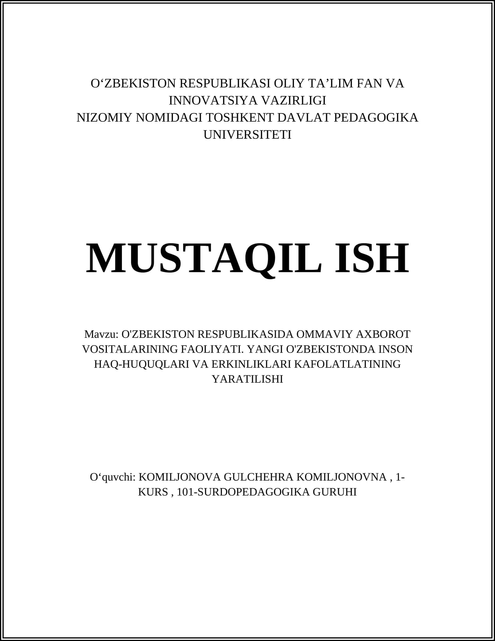 Ommaviy axborot vositalarining rivojlanishi 1