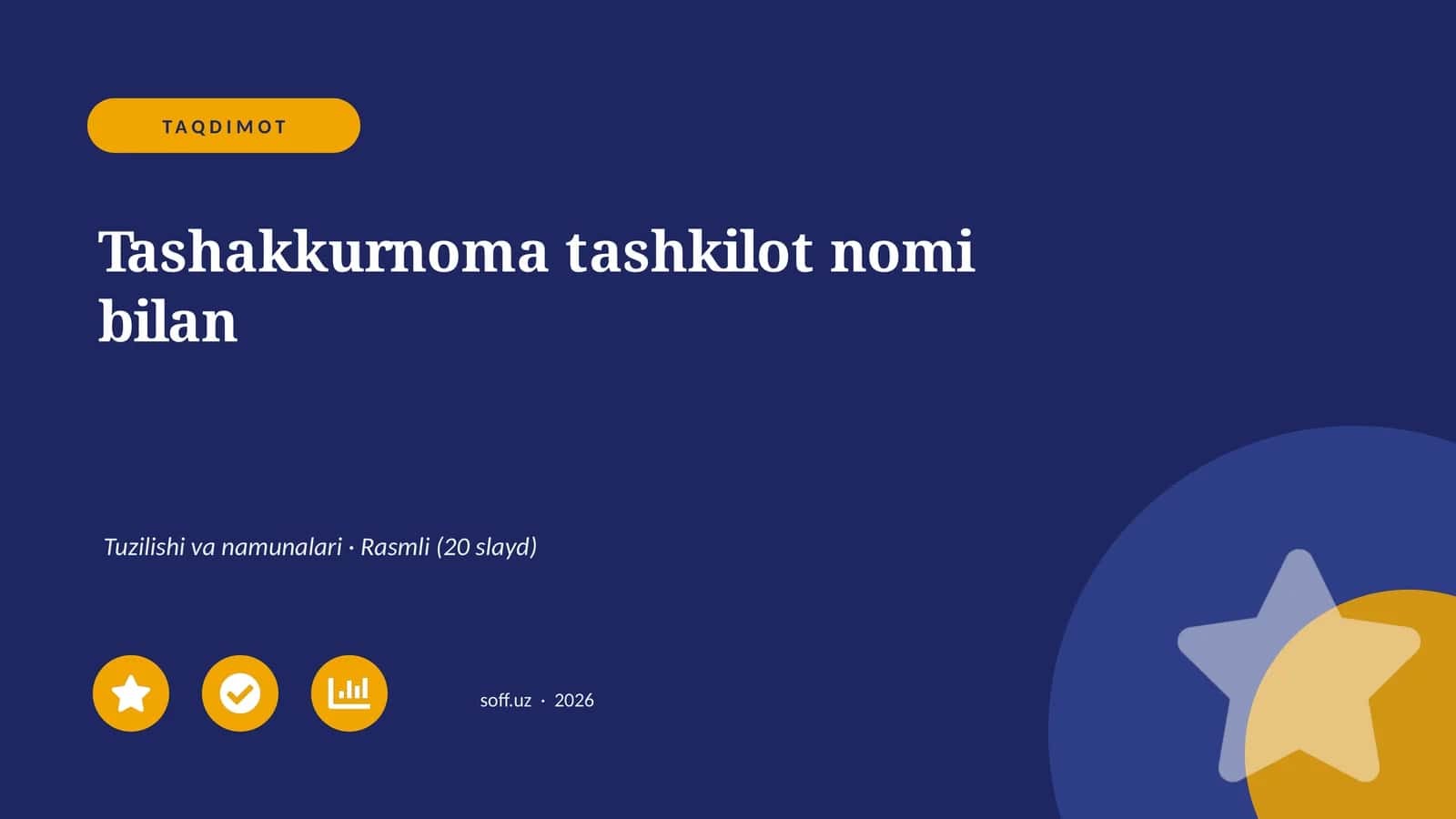 TAQDIMOT 1