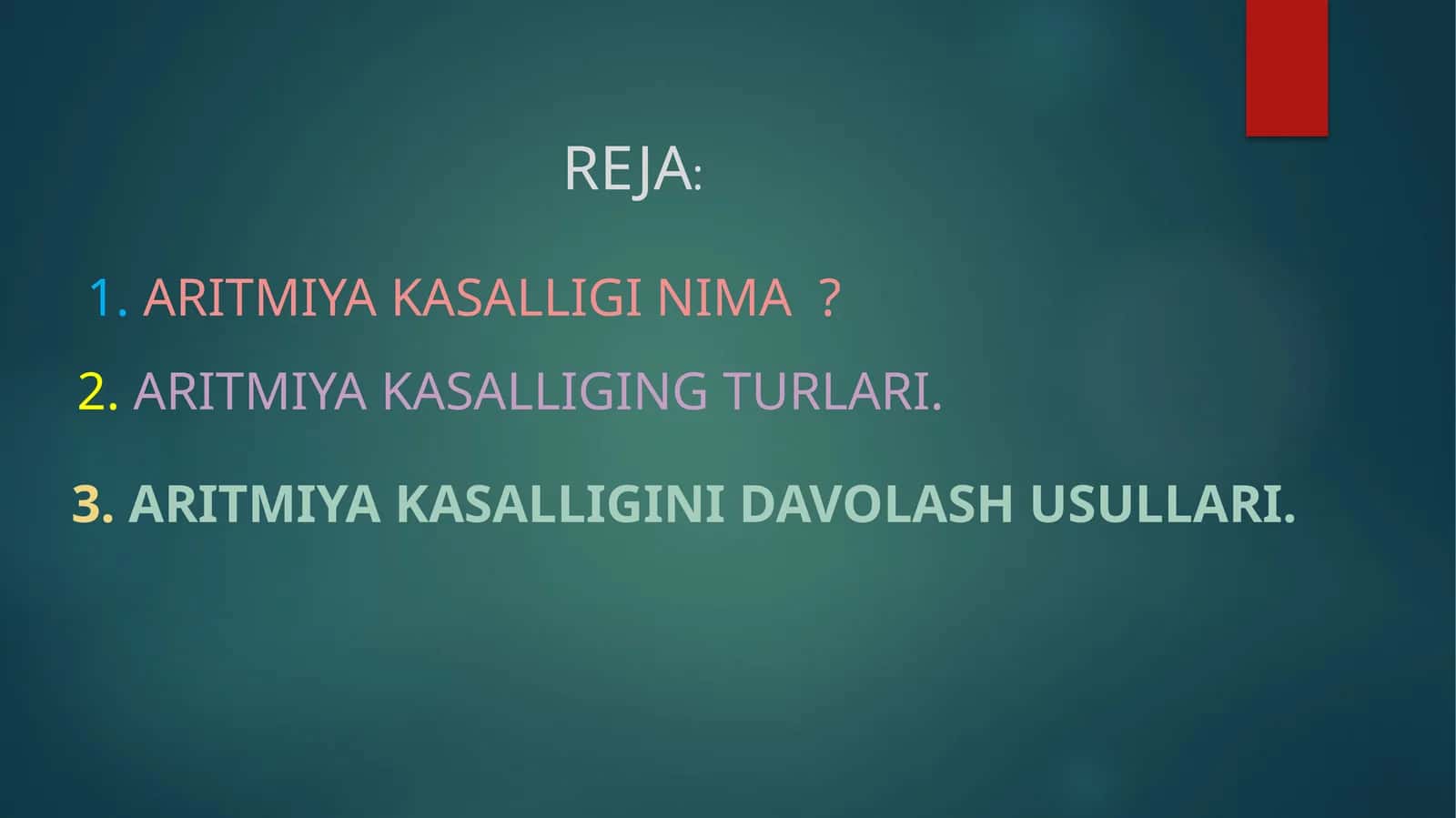 Aritmiya kasalligi 1