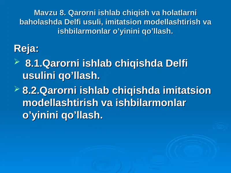 Delfi usuli 1
