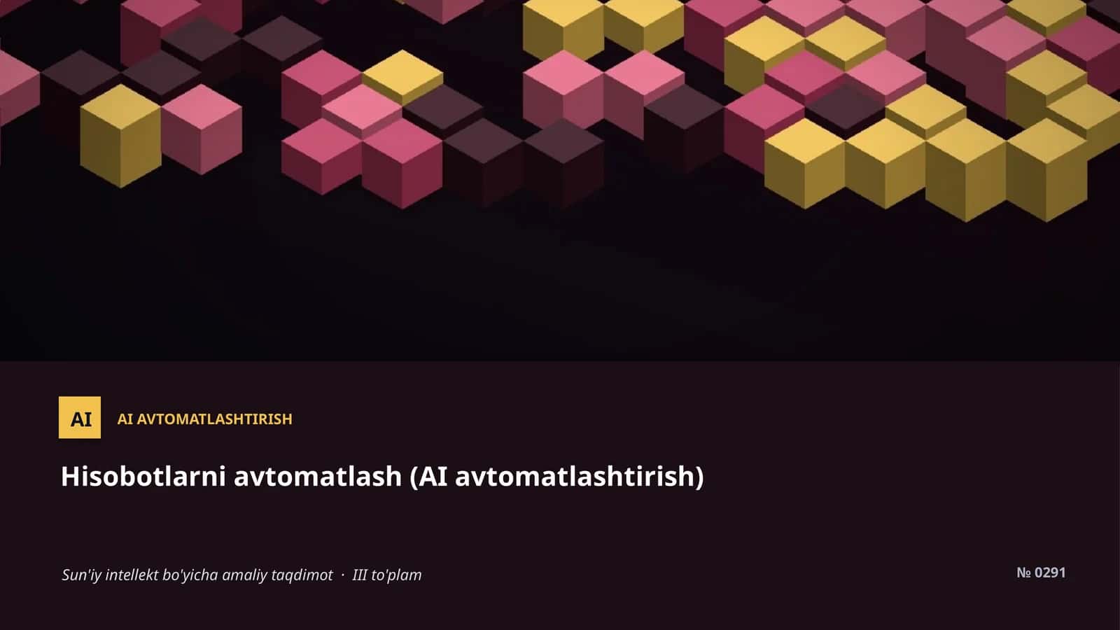 AI AVTOMATLASHTIRISH 1