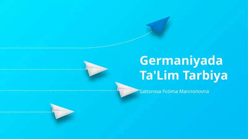 Germaniyada Ta'lim Tarbiya 1