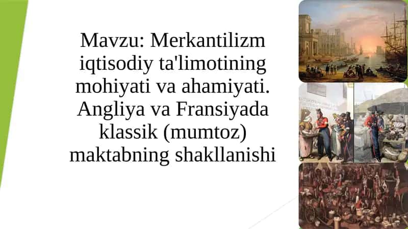 Merkantilizm 1