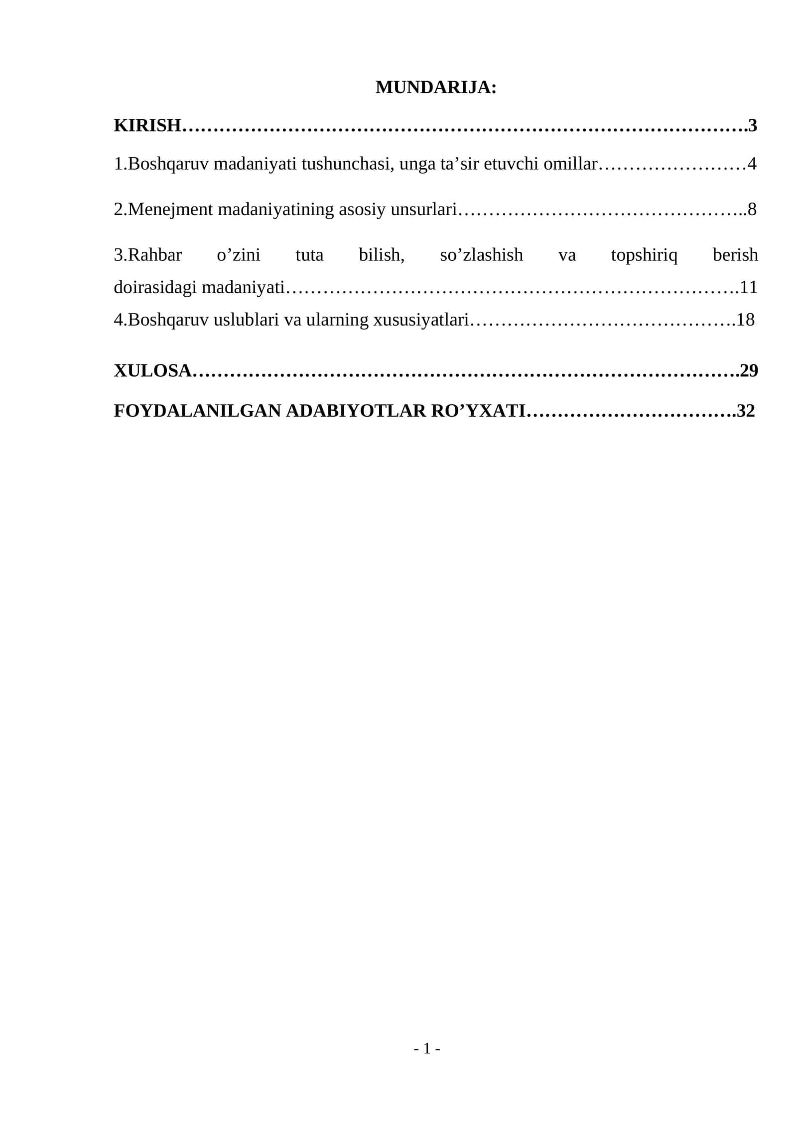 Menejment Madaniyati 1
