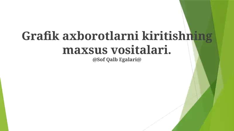 Grafik Dizayn Dasturi 1