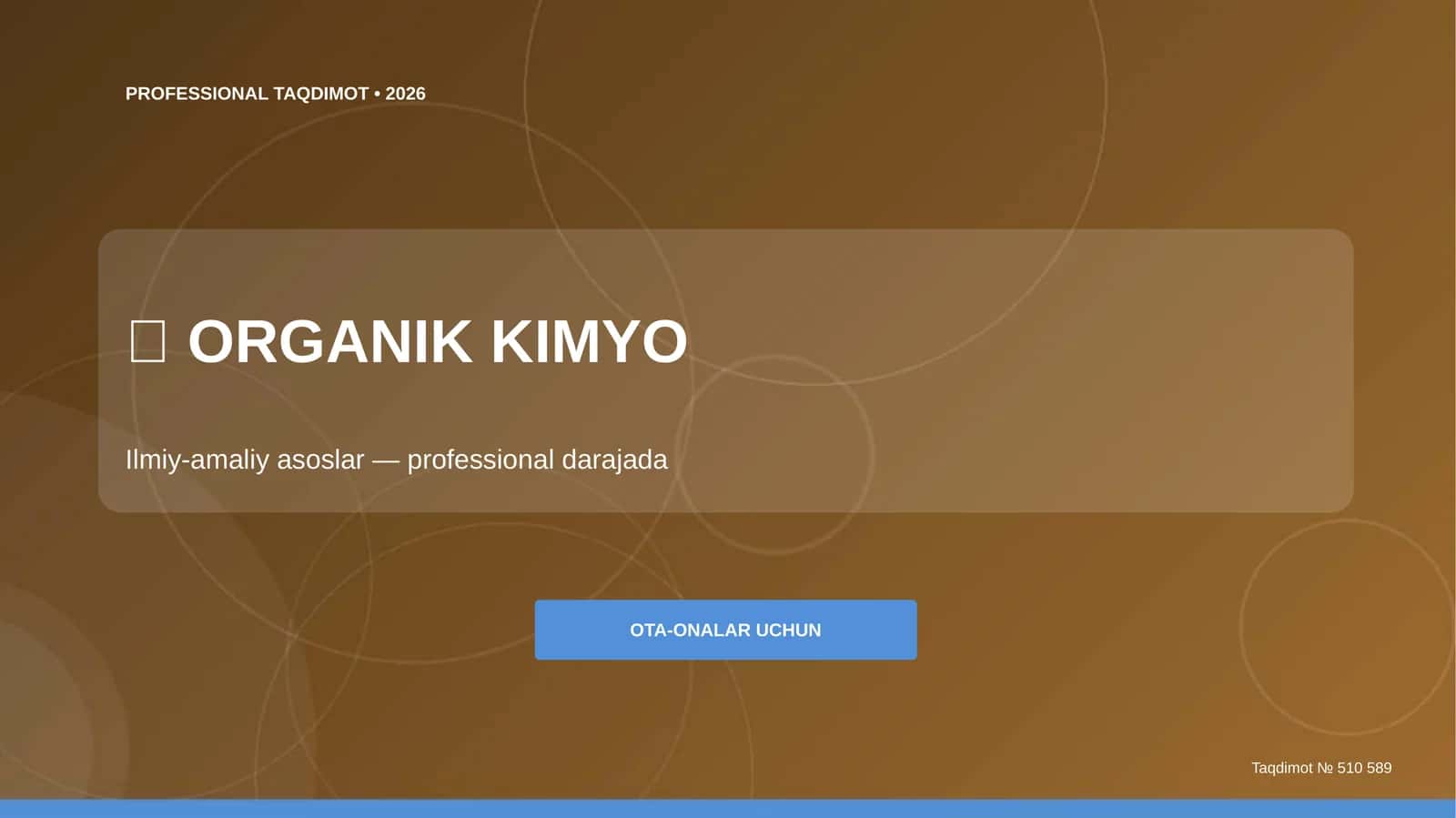 ORGANIK KIMYO - Taqdimot № 510 589 1