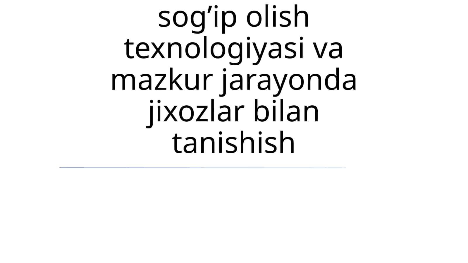 Turli usullarda sut sogʼip olish texnologiyasi va mazkur jarayonda jixozlar bilan tanishish 1