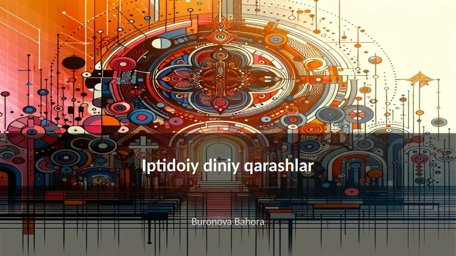 Iptidoiy diniy qarashlar 1