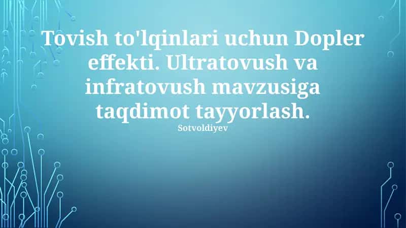 Dopler ultratovush 1