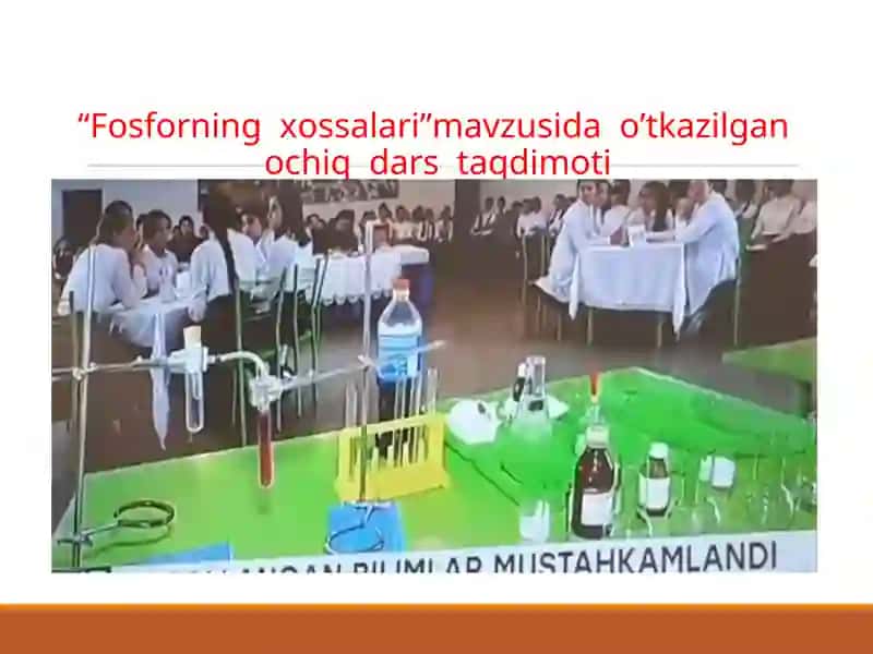 Fosforning xossalari
