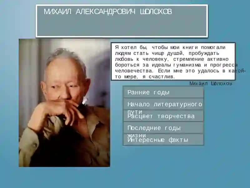 Михаил Шолохов 1