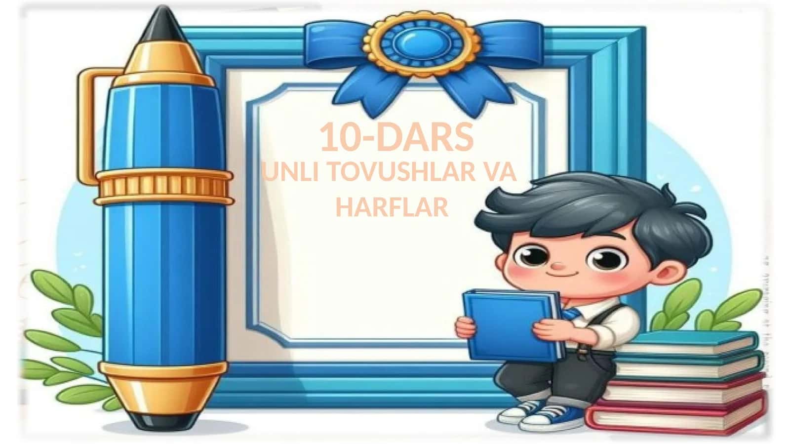 UNLI TOVUSHLAR VA HARFLAR 1