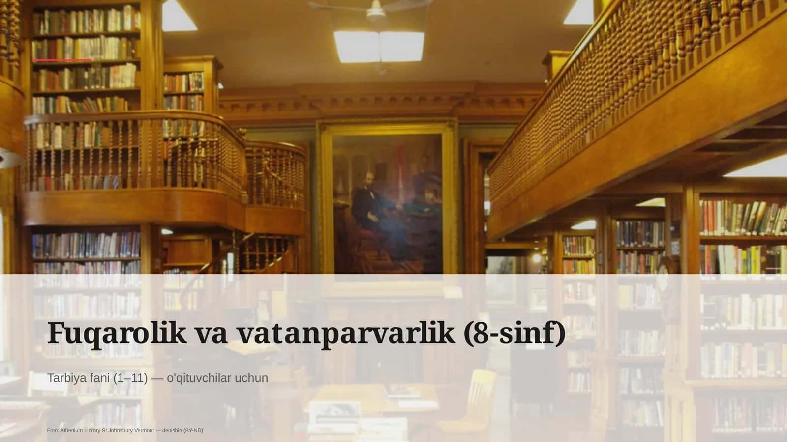 Fuqarolik va vatanparvarlik (8-sinf) 1