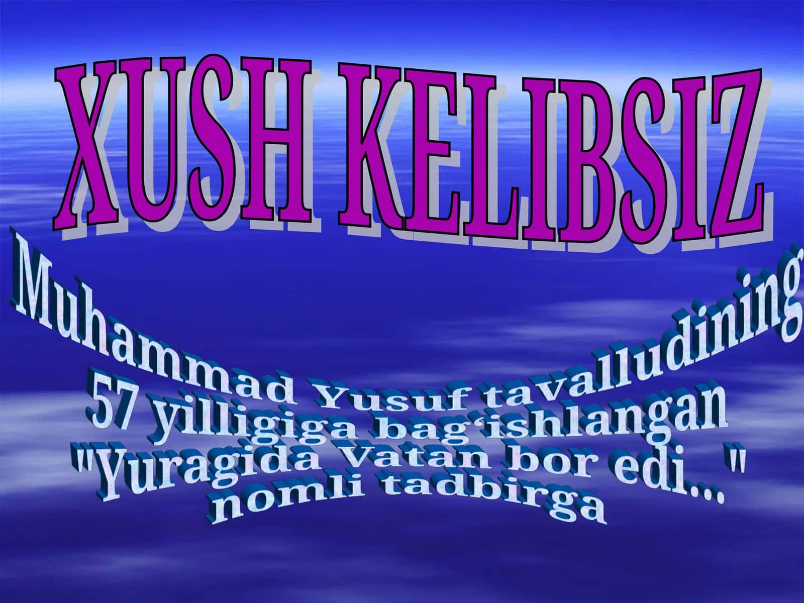 "Yuragida Vatan bor edi..." 1
