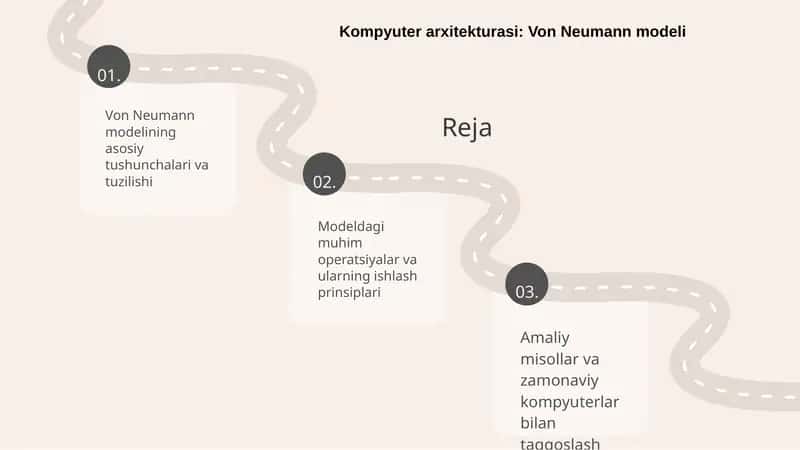 Kompyuter arxitekturasi: Von Neumann modeli 1