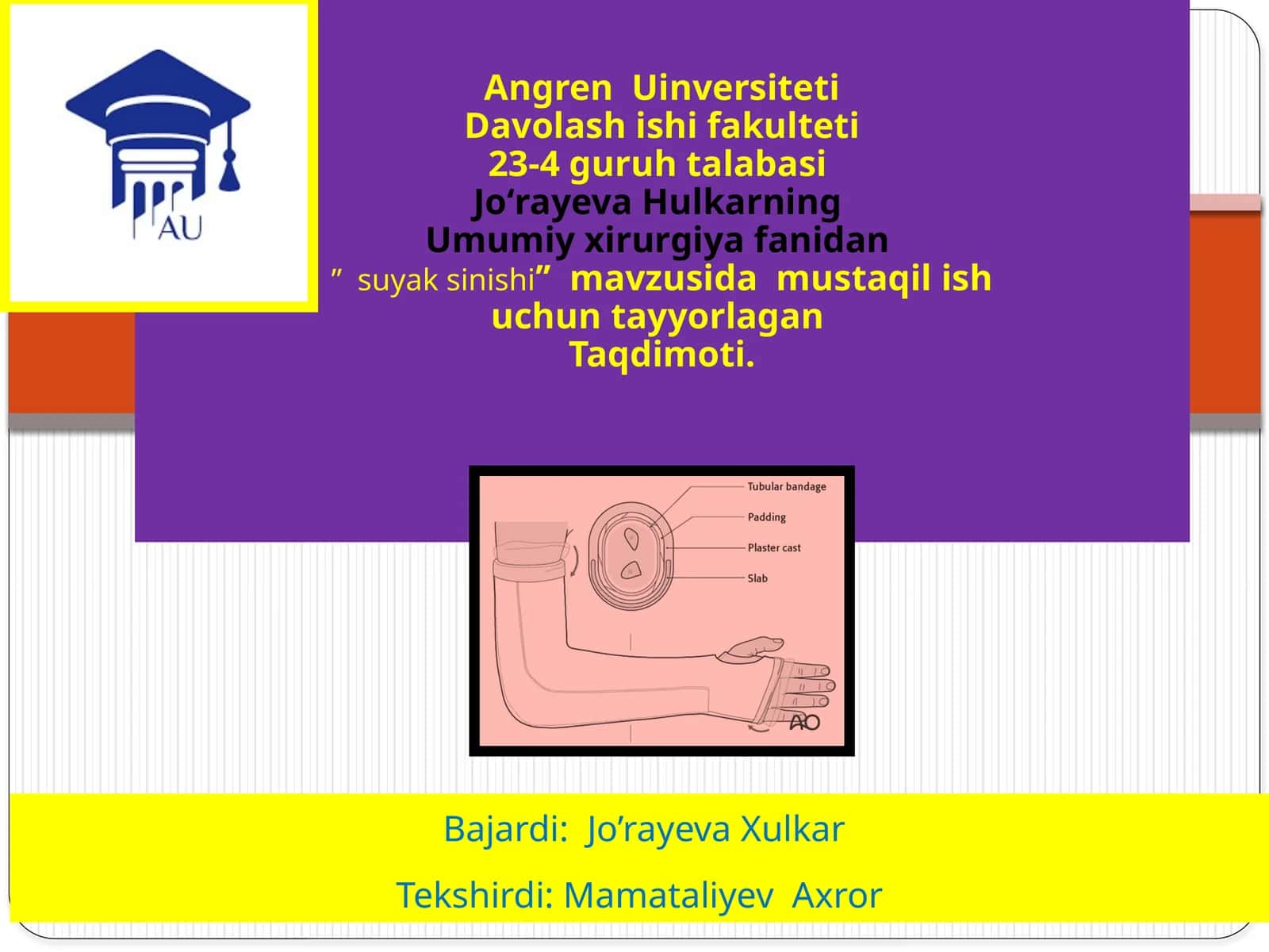 'Suyak sinishi' 1