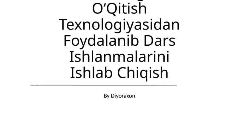 Nuklein Kislotalar Mavzusi BoʻYicha OʻQituvchi Va OʻQuvchi Hamkorligida OʻQitish Texnologiyasidan Foydalanib Dars Ishlanmalarini Ishlab Chiqish 1