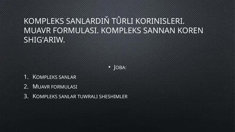 Arifmetika gilti 1