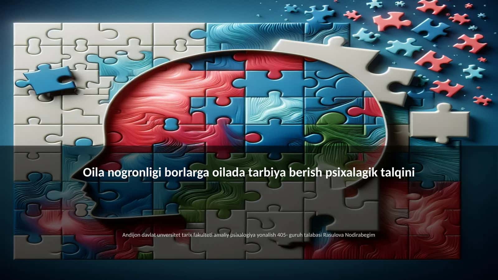 Oila nogronligi borlarga oilada tarbiya berish psixalagik talqini 1