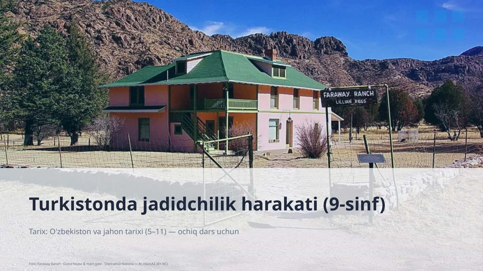 Turkistonda jadidchilik harakati (9-sinf) 1
