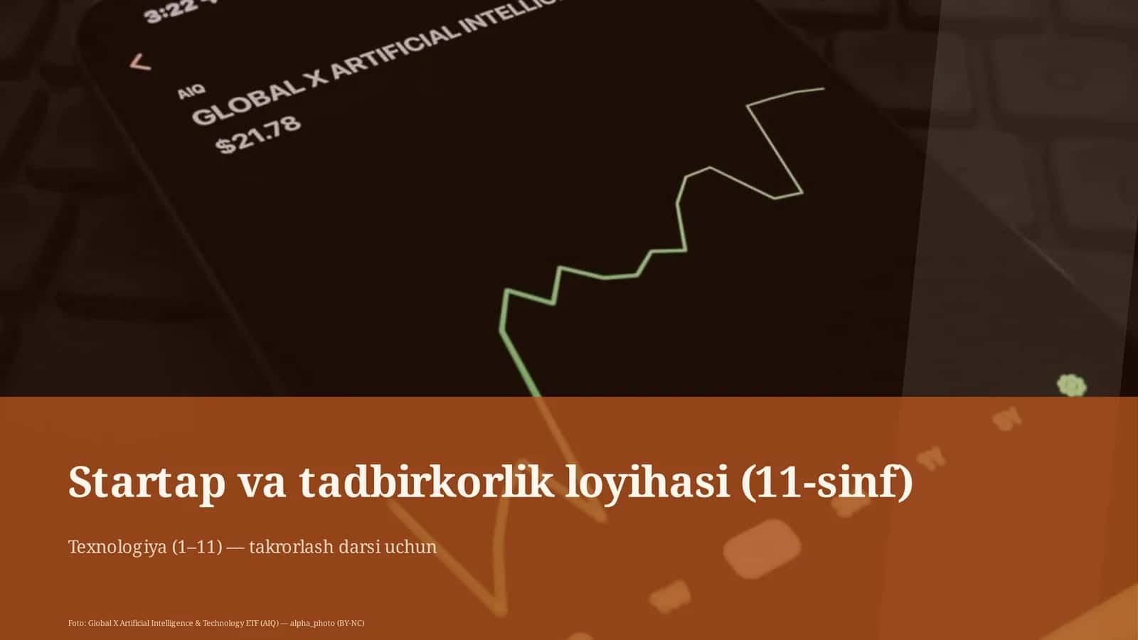 Startap va tadbirkorlik loyihasi (11-sinf) 1