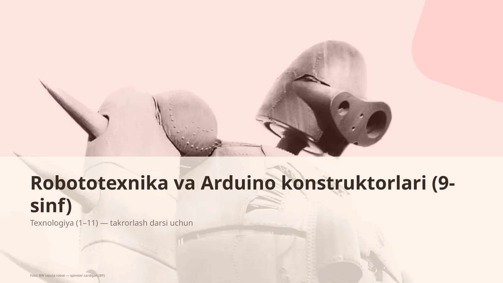 Robototexnika va Arduino konstruktorlari (9-sinf) 1