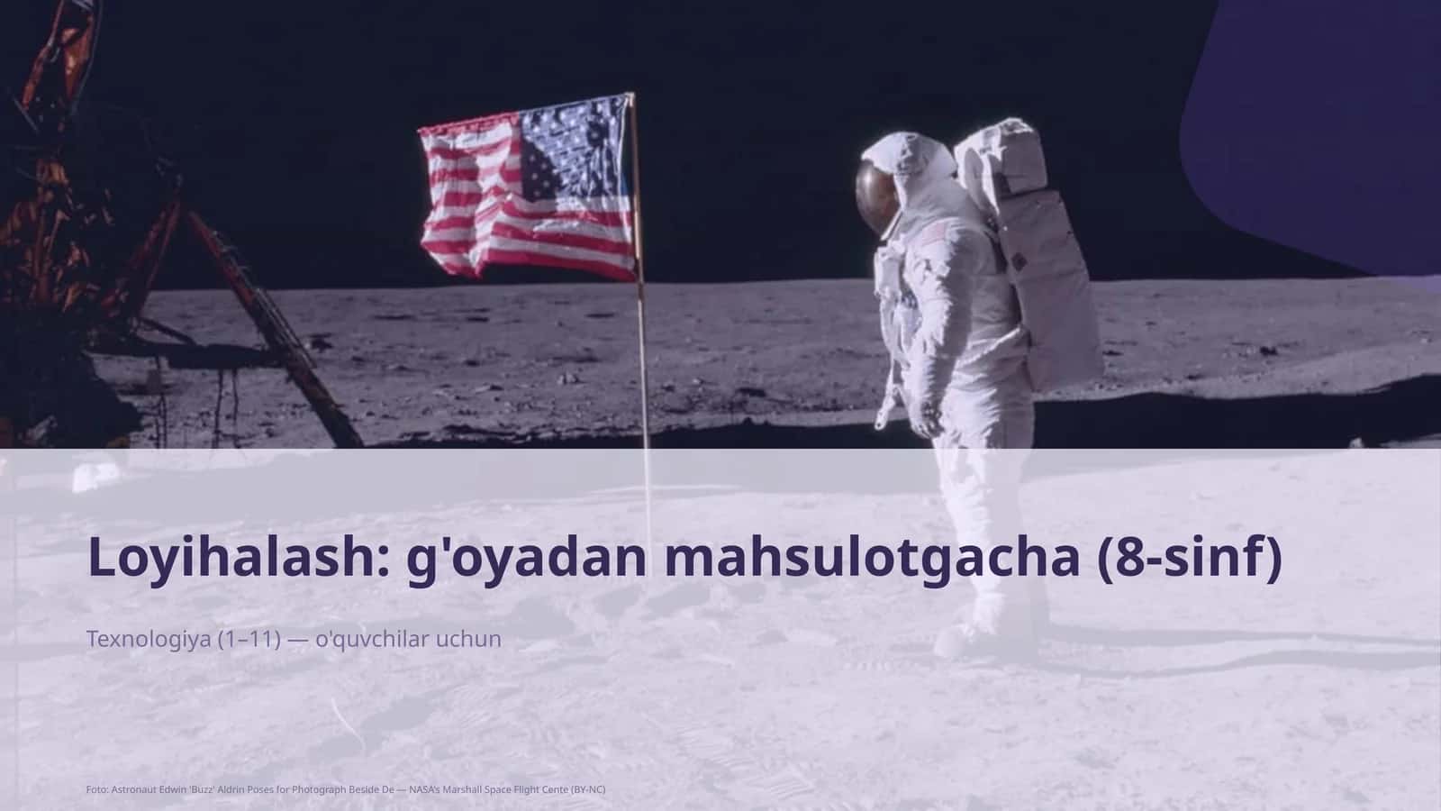 Loyihalash: g'oyadan mahsulotgacha (8-sinf) 1