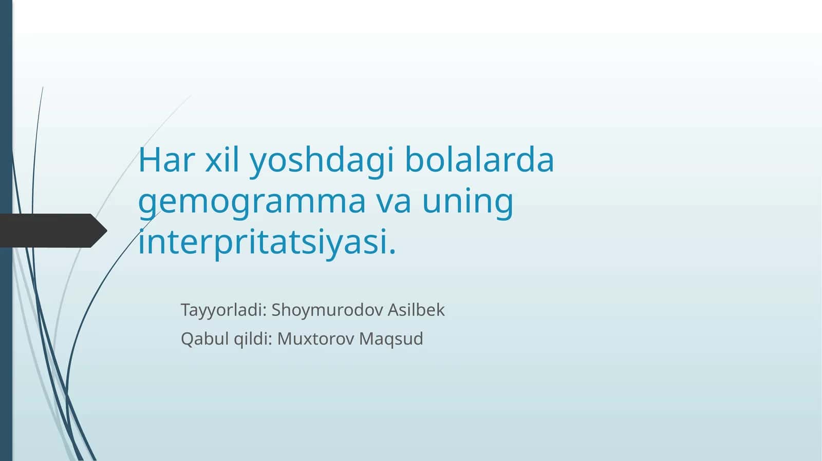 Gemogramma va uning interpritatsiyasi 1