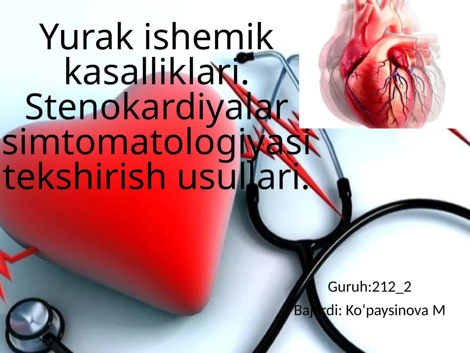 Yurakning ishemik kasalligi (Yurak ishemik kasalliklari) 1