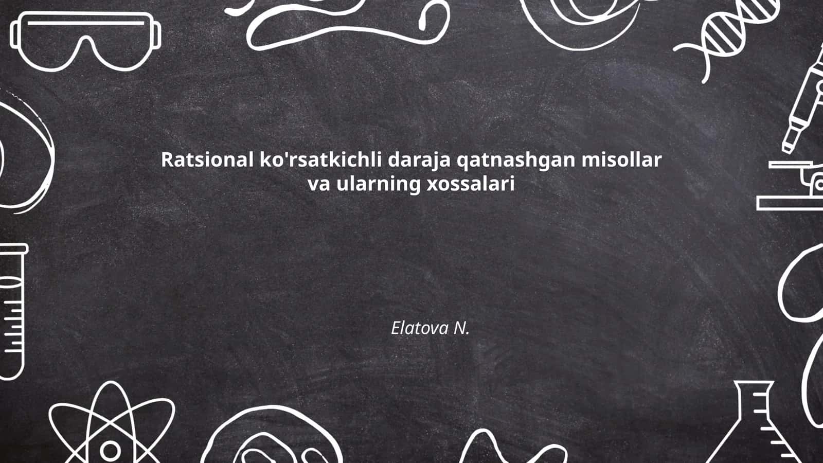 Ratsional ko'rsatkichli darajalar ta'rifi 1