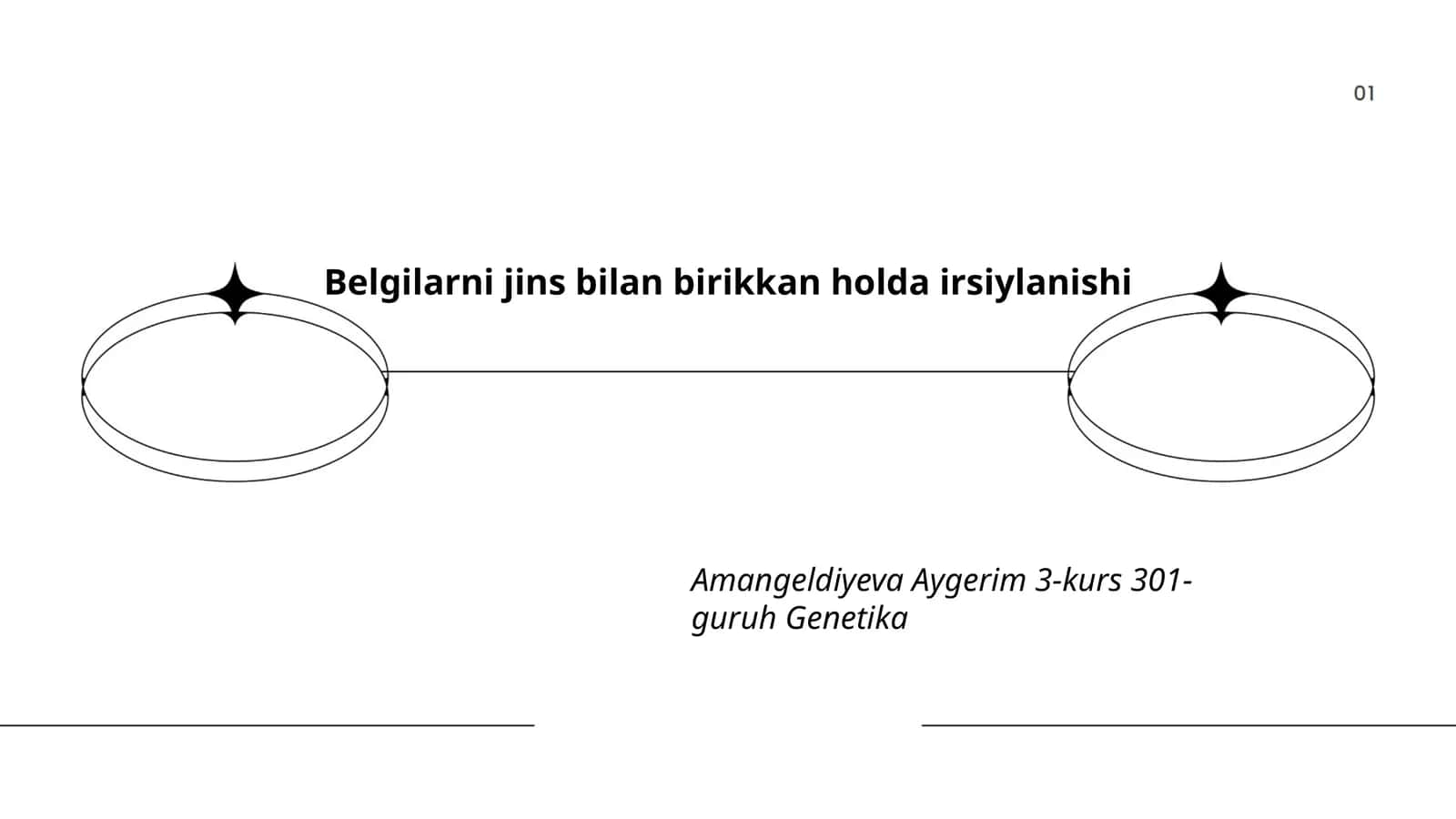 Belgilar jinsiy xromosomalar bilan bog‘liqligi 1