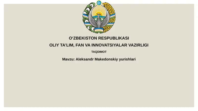 Aleksandr Makedonskiyyurishlari 1