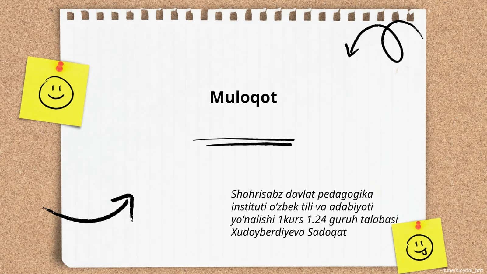 Muloqot 1