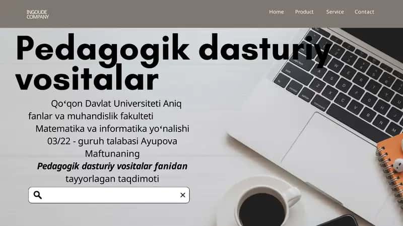 Pedagogik dasturiy va sitalar 1