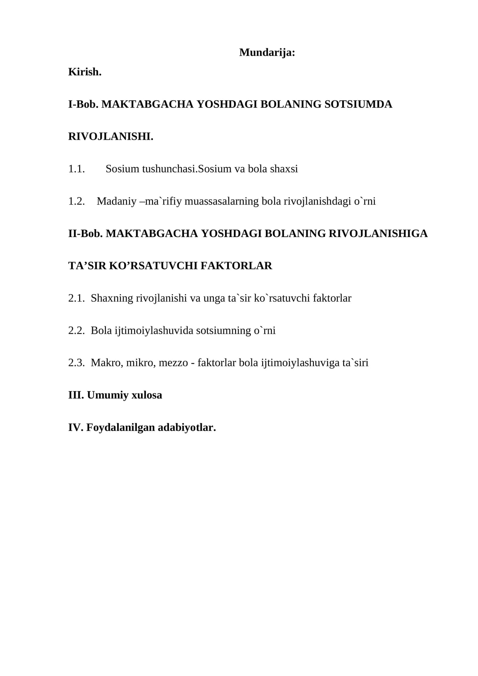 MAKTABGACHA YOSHDAGI BOLANING SOTSIUMDA RIVOJLANISHI 1