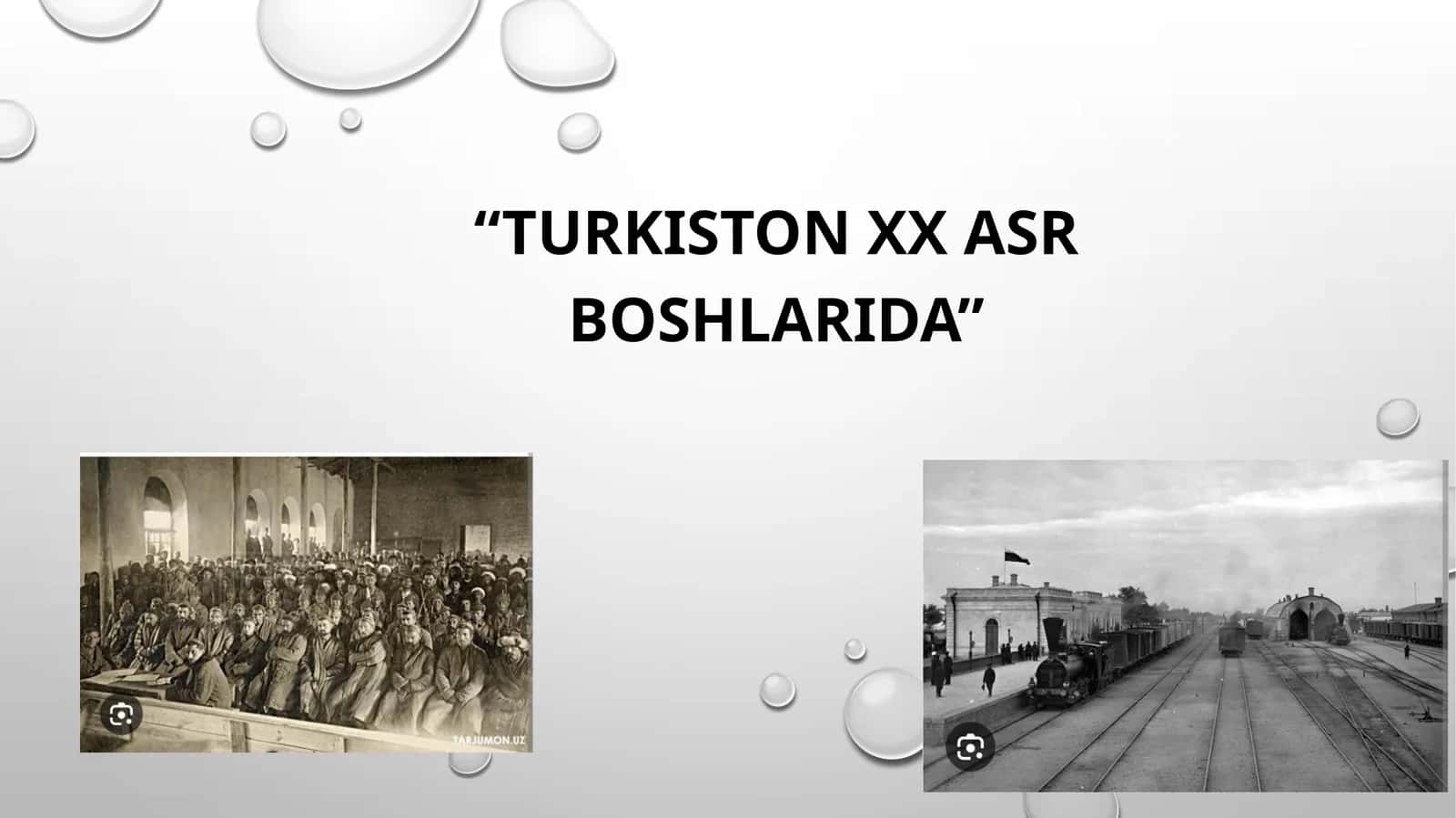 Turkiston XX asr boshlarida 1
