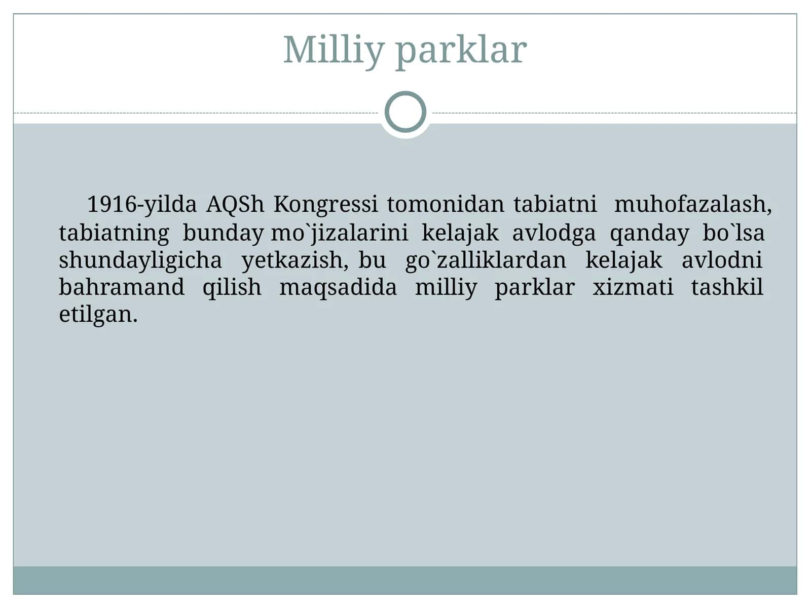 Milliy parklar 1
